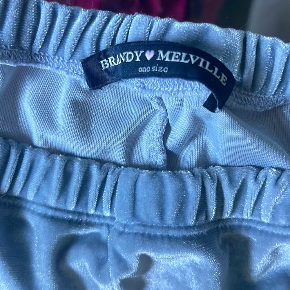Velvet Blue Brandy Melville shorts